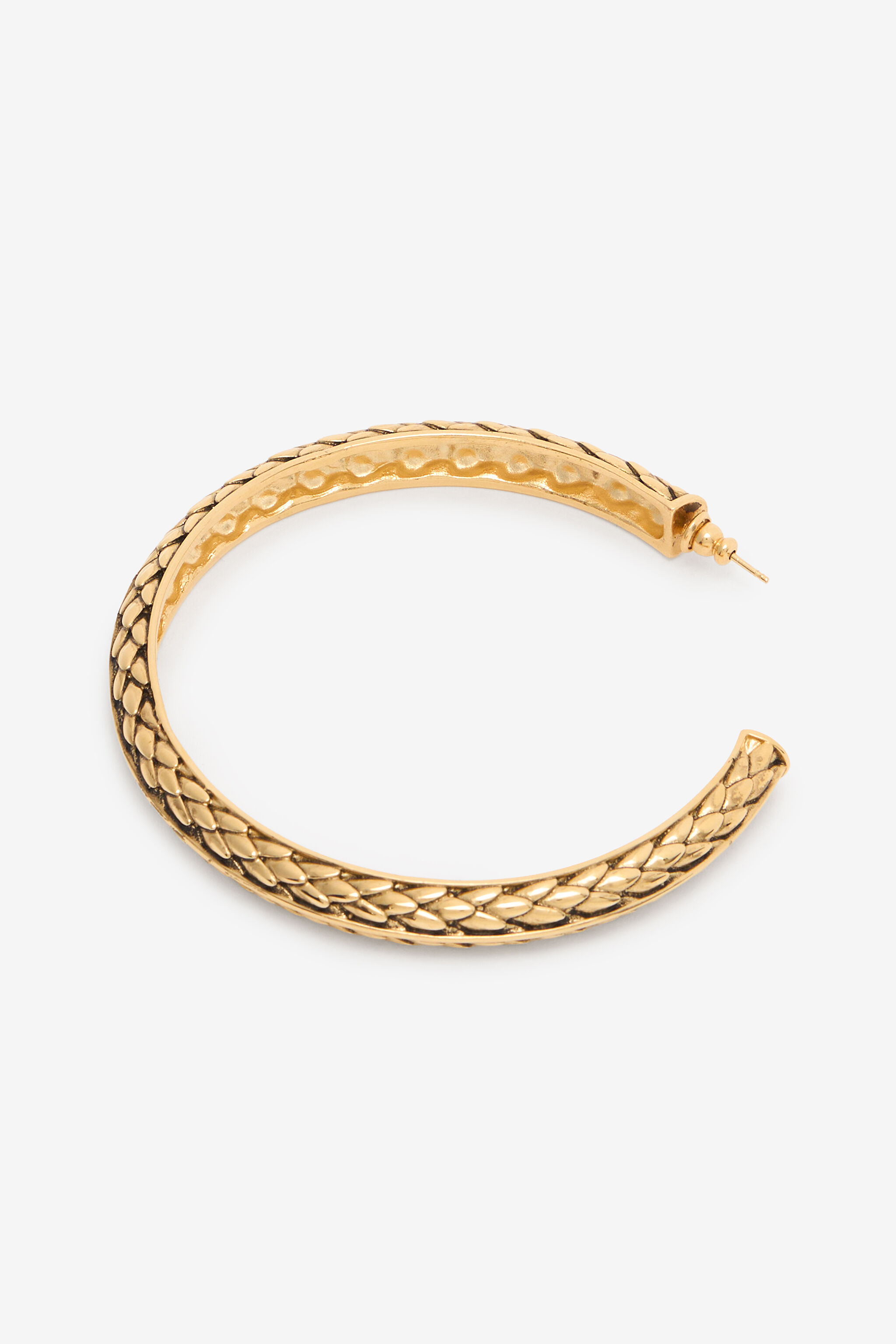 RC Orecchini A Cerchio Oro Anticato Con Squame OLD GOLD WWG017-AM001