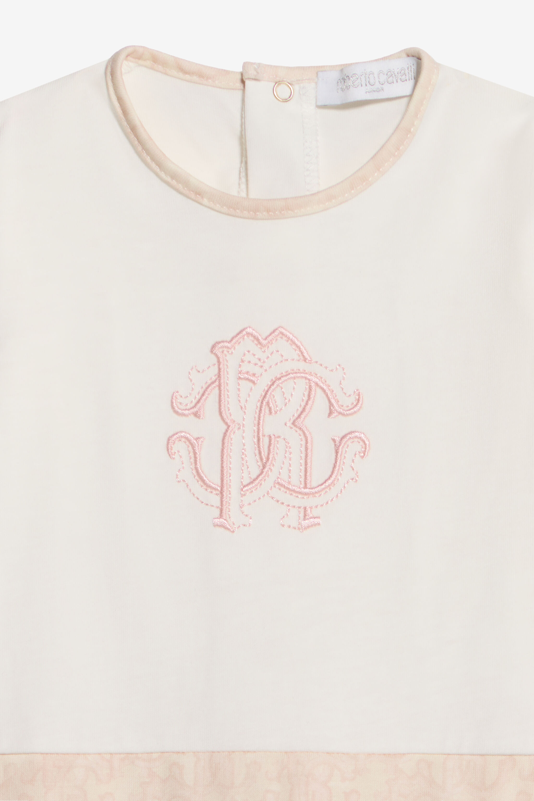 JU Pink Monogram Zebra Print Children Kit BABY PINK WJT808-JD001