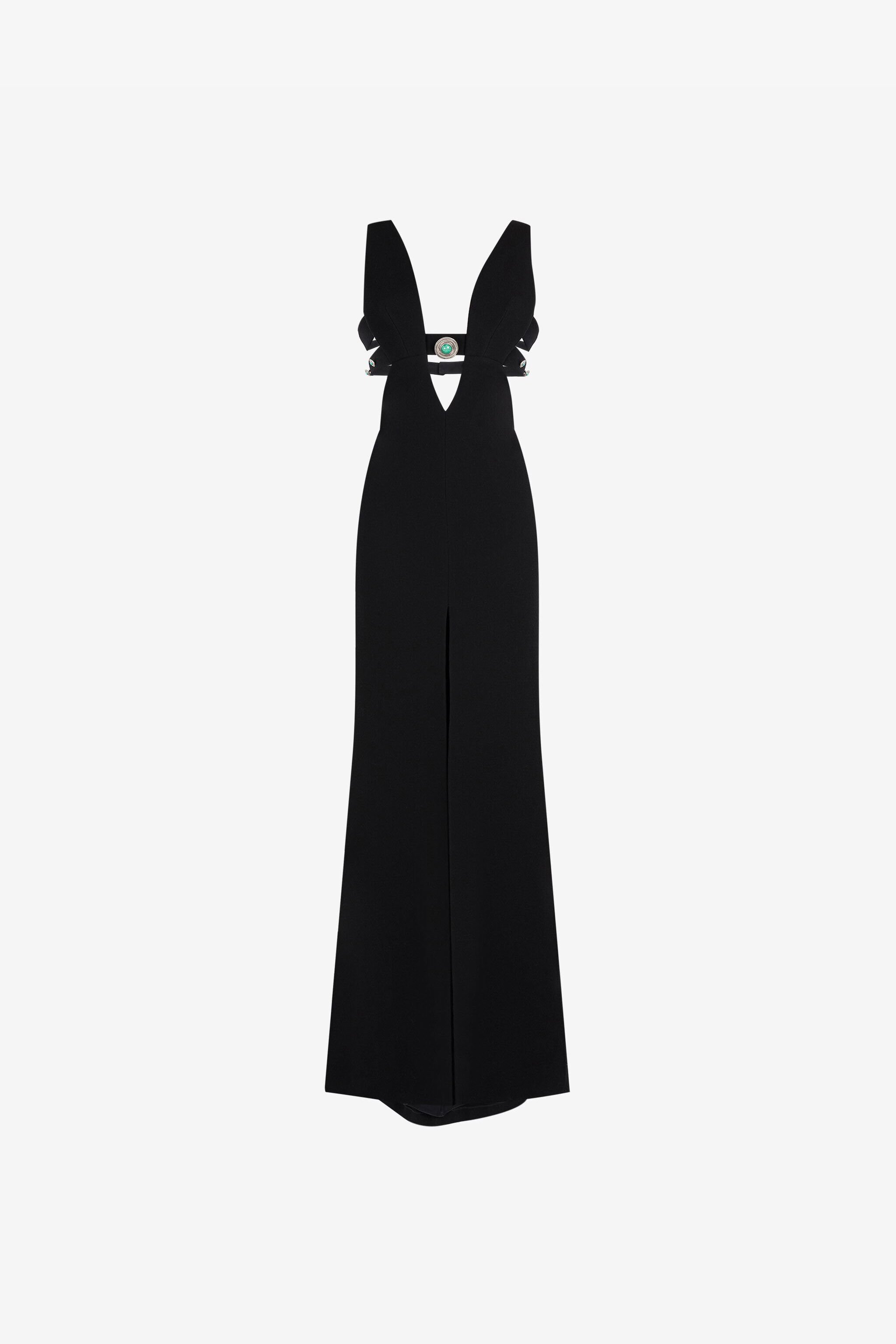 RC Cut-Out Maxi Dress Black RKT103-WR013