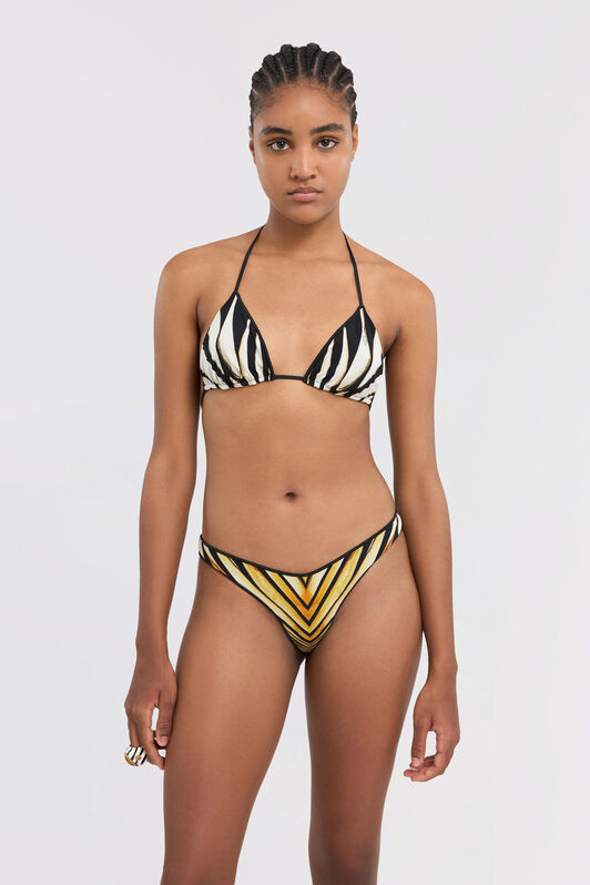RC Ray Of Gold Print Bikini Bottom Gold TKW010-HVM33