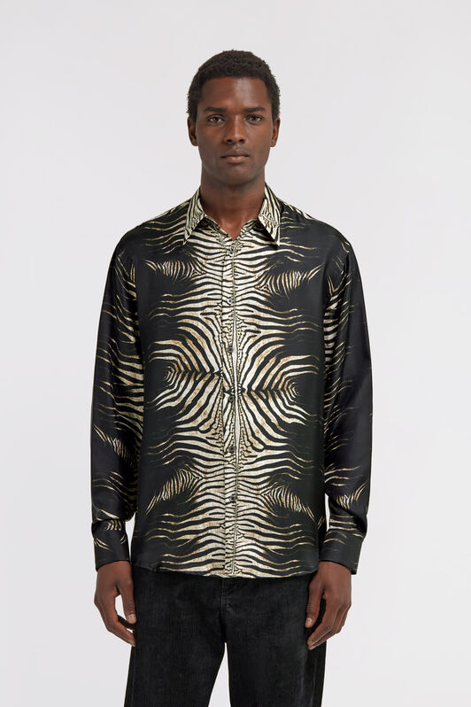 RC Chemise à imprimé Zebra Noir/Blanc SRT713-4QF04