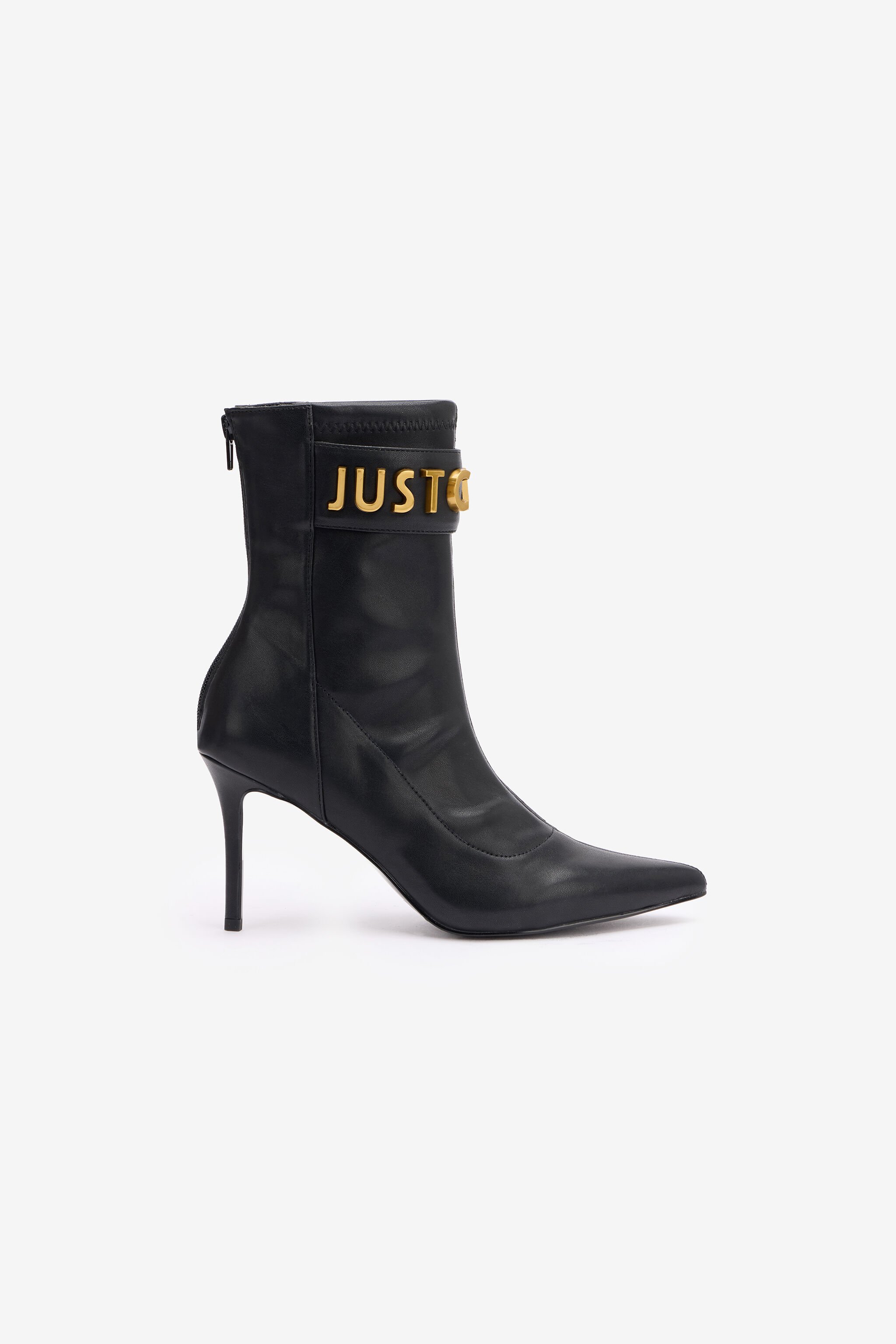 JC Stiefel mit Schriftzug Schwarz TFS060-TF380