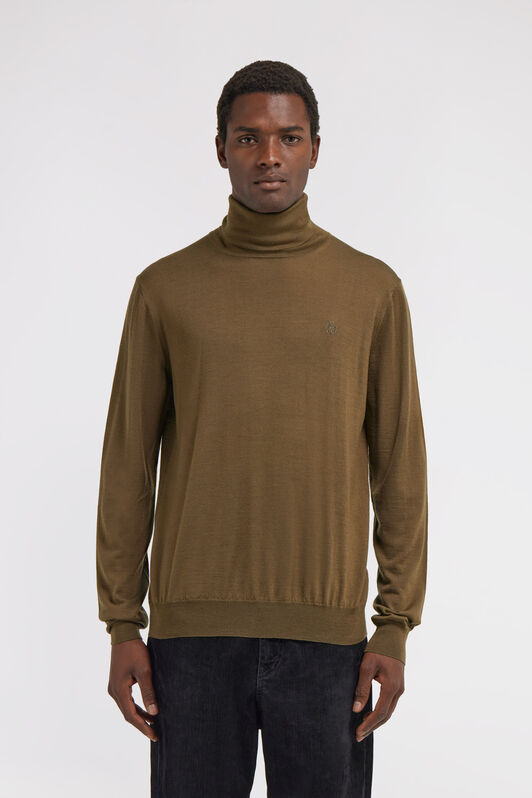 RC Regular Turtleneck Sweater Brown SRM621-MA006