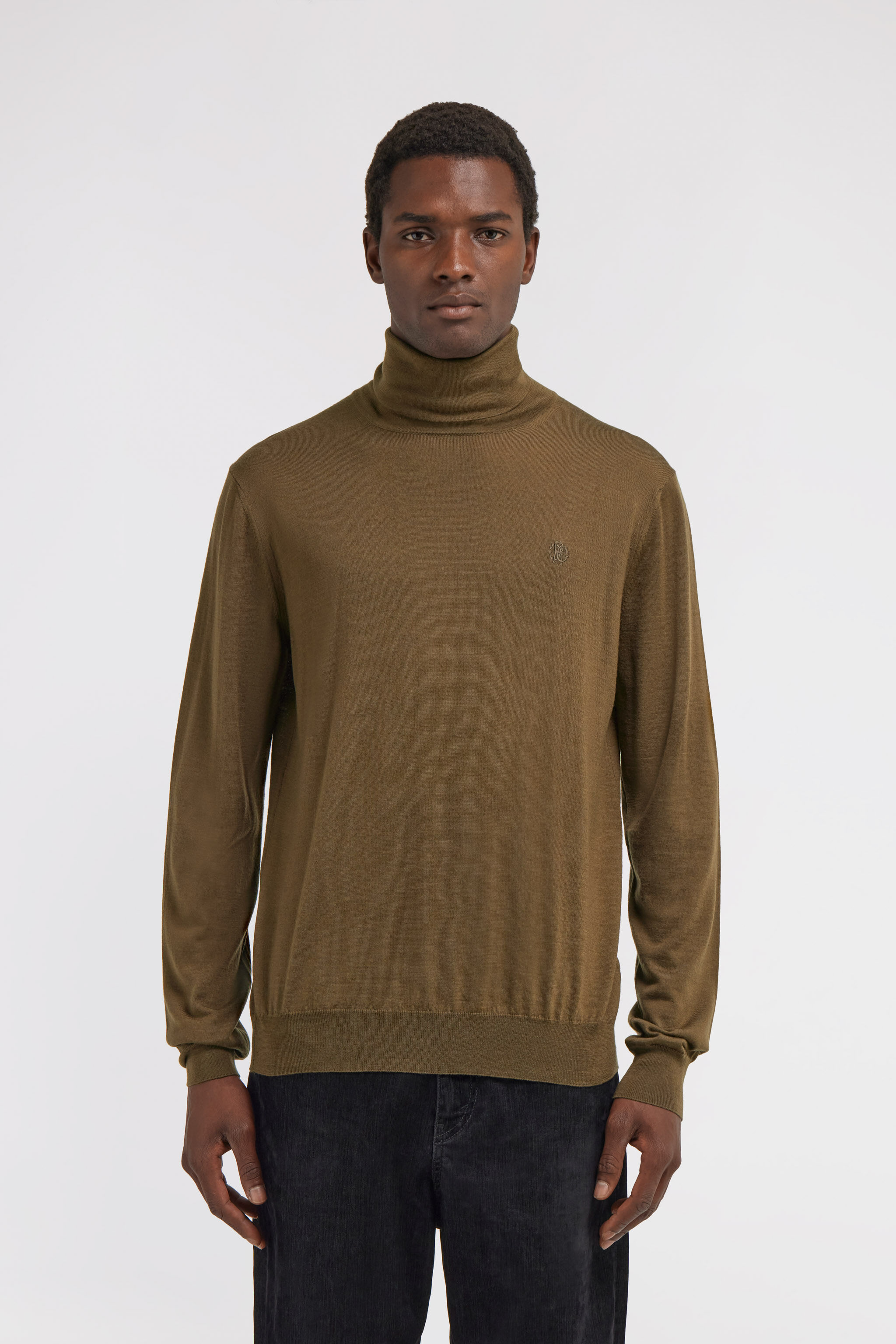 RC Regular Turtleneck Sweater Brown SRM621-MA006