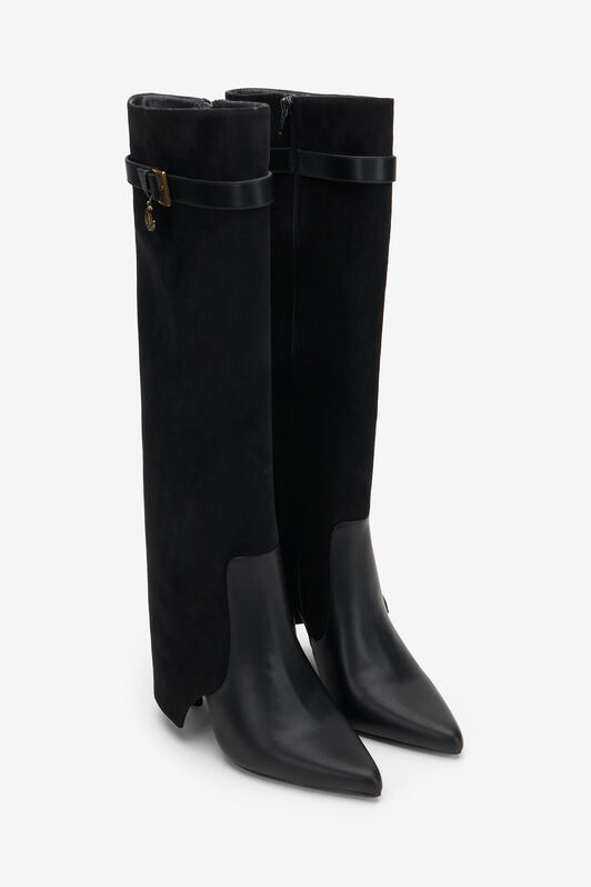 JC Bottes en Suède avec Boucle JC Bottes en Suède avec Boucle BLACK VFS089-VF617