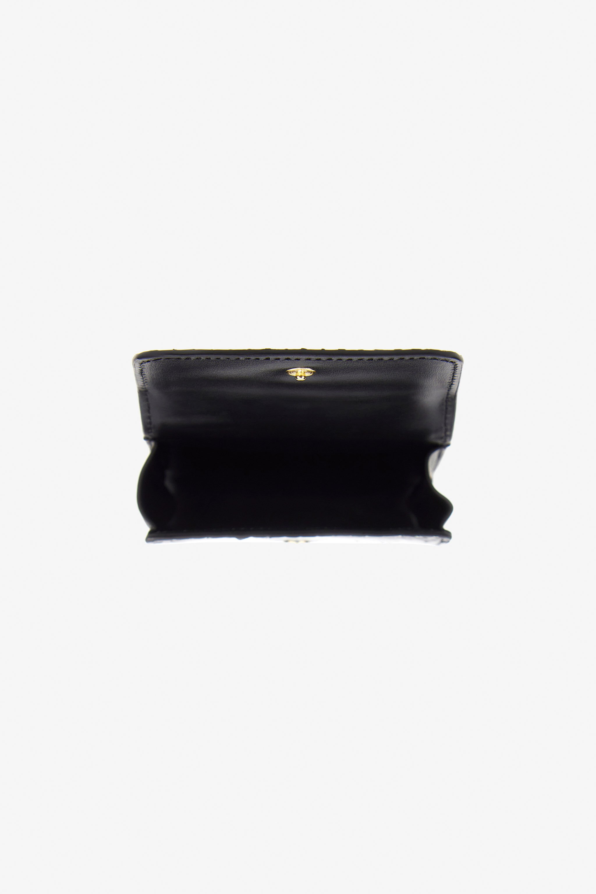 RC Logo Small wallet in printed leather Schwarz TKA004-PZ02S