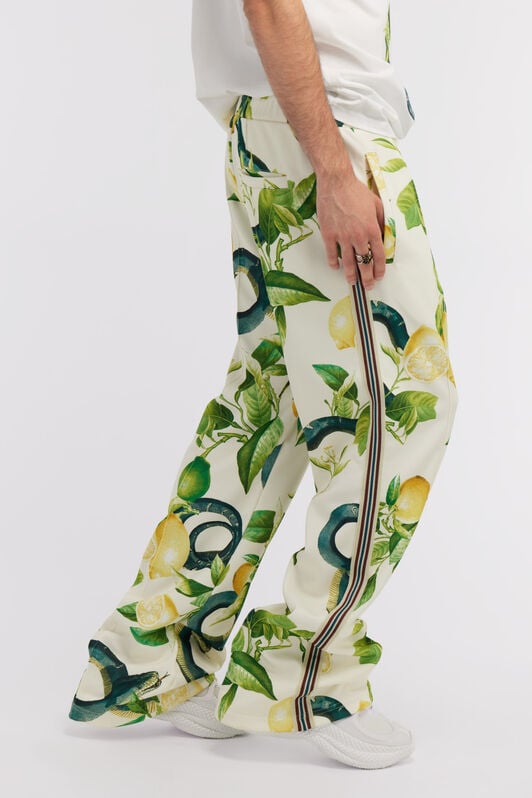 RC Lemon print trousers Ivory SRT25E-2OH41