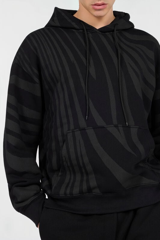 RC Sweat-Shirt Imprimé Zebra BLACK XNT69A-FOT26