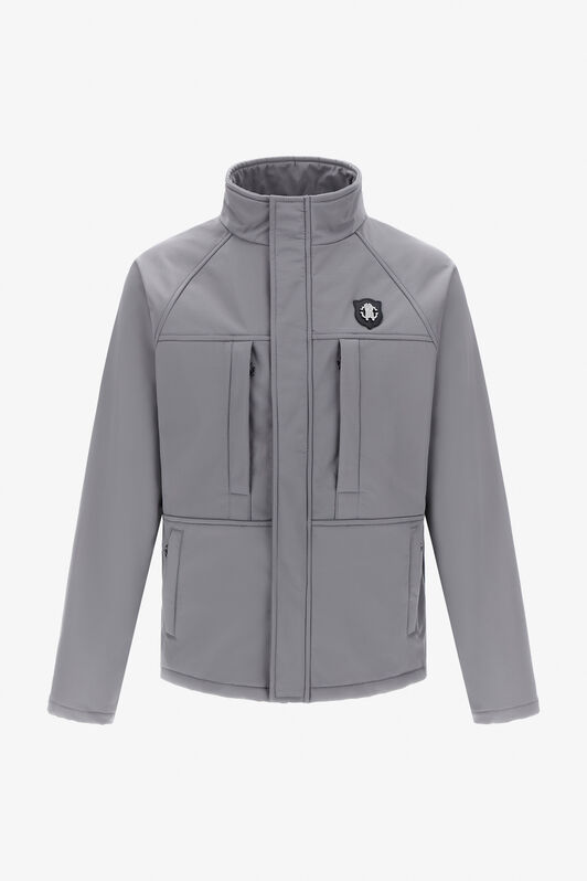 RC Padded down jacket with logo Gray NOT40I-SB001