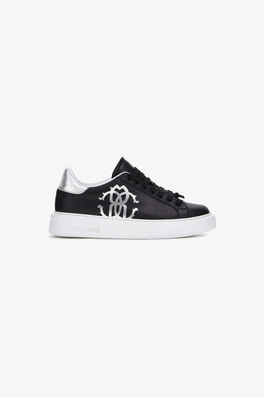 RC Sneakers with Monogram Mirror Snake Black NOS00C-PNO01