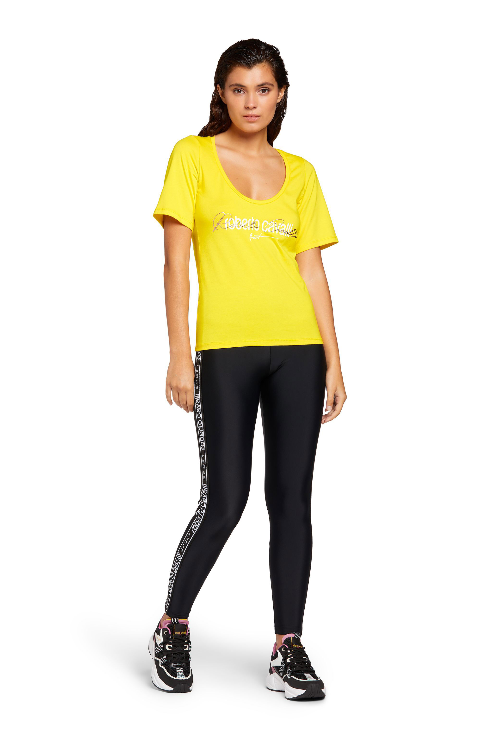 UG Logo-print T-shirt BLAZING YELLOW MYY04T-JV025