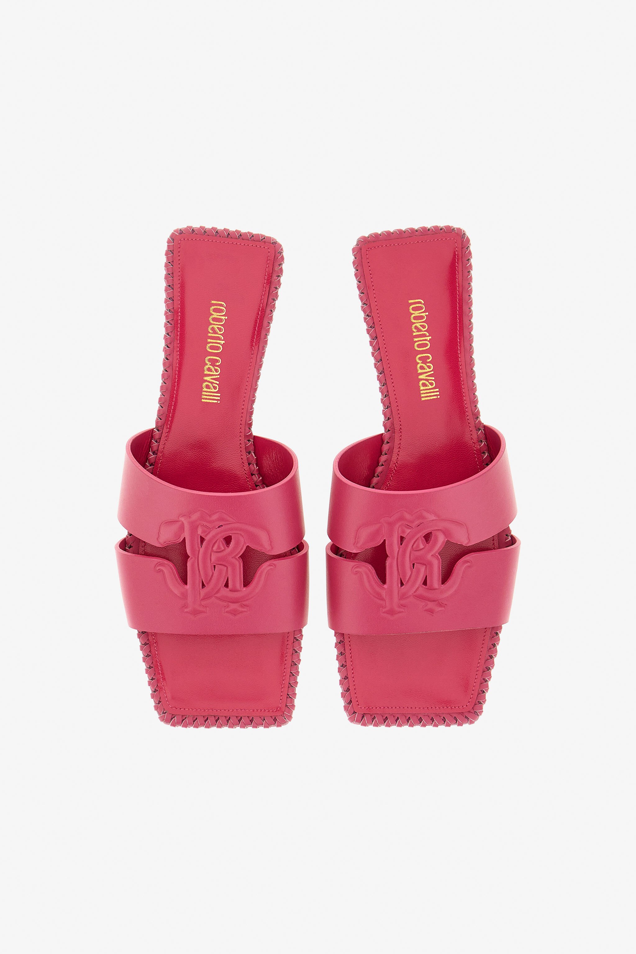 RC Sandali bassi con logo RC Fucsia SKS018-PZ172