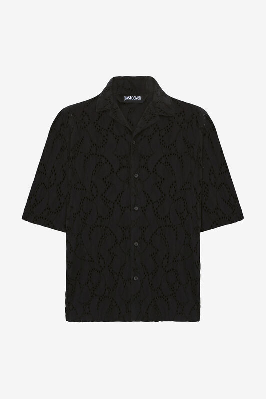 JC Schwarzes Hemd BLACK WFM022-WF170