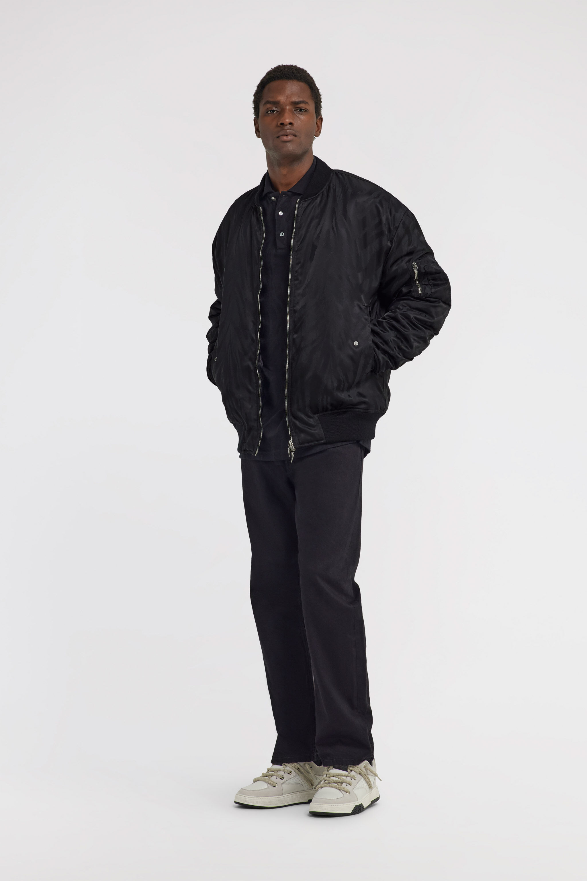 RC Bomberjacke Schwarz TRT463-SB201