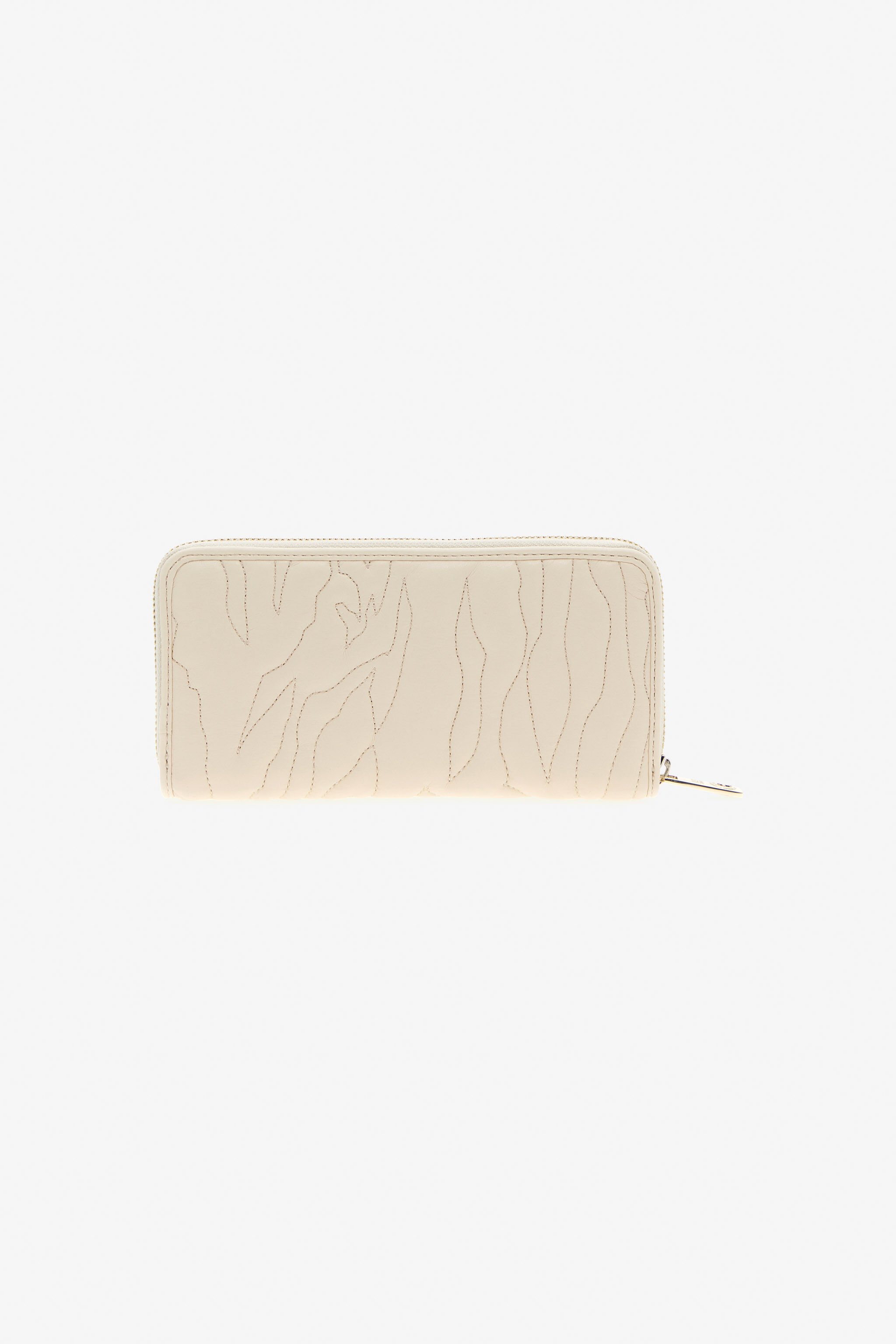 JC Just Cavalli Zip Wallet Marfil TFP047-TF506