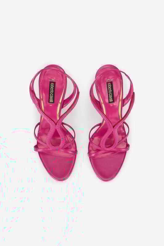 RC Leather Sandals with Snake Detail FUCHSIA WQS012-PZ319