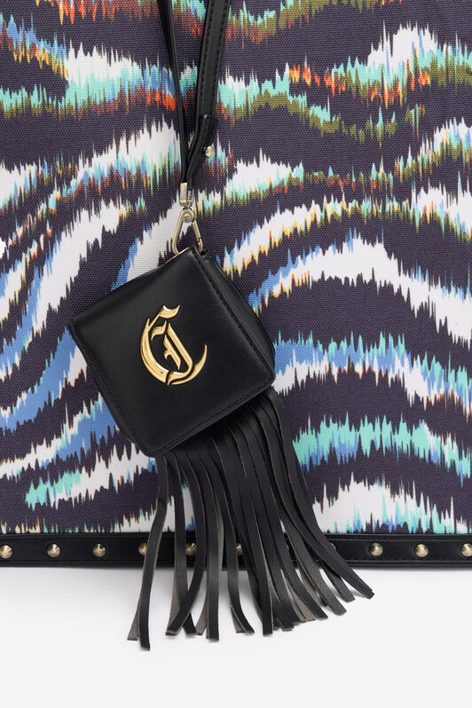 JC Tie Dye-Print Shopper Black SFB184-SF679