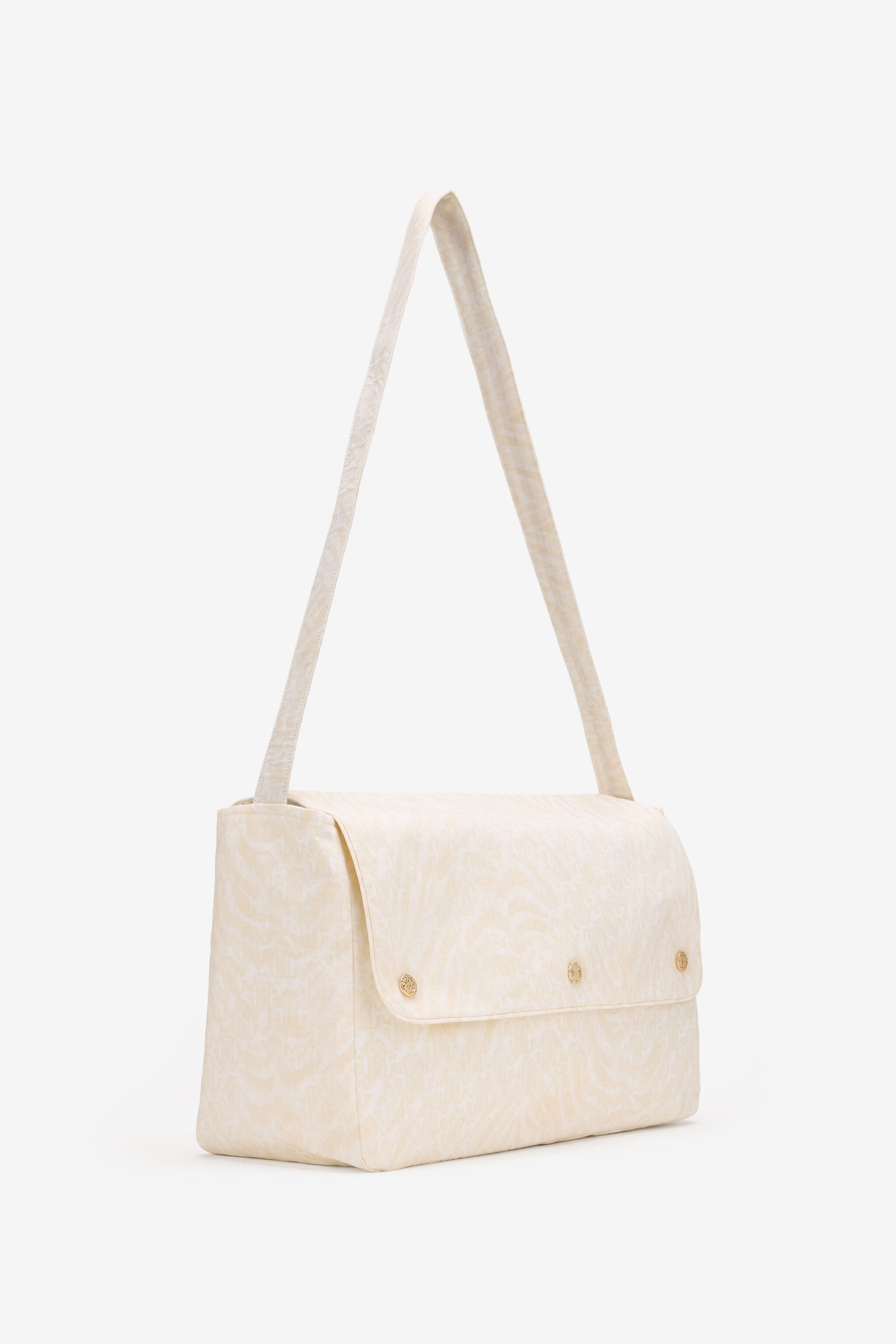 JU Elfenbeinfarbene Baumwolltasche Für Babyzubehör IVORY WJB003-1ER11