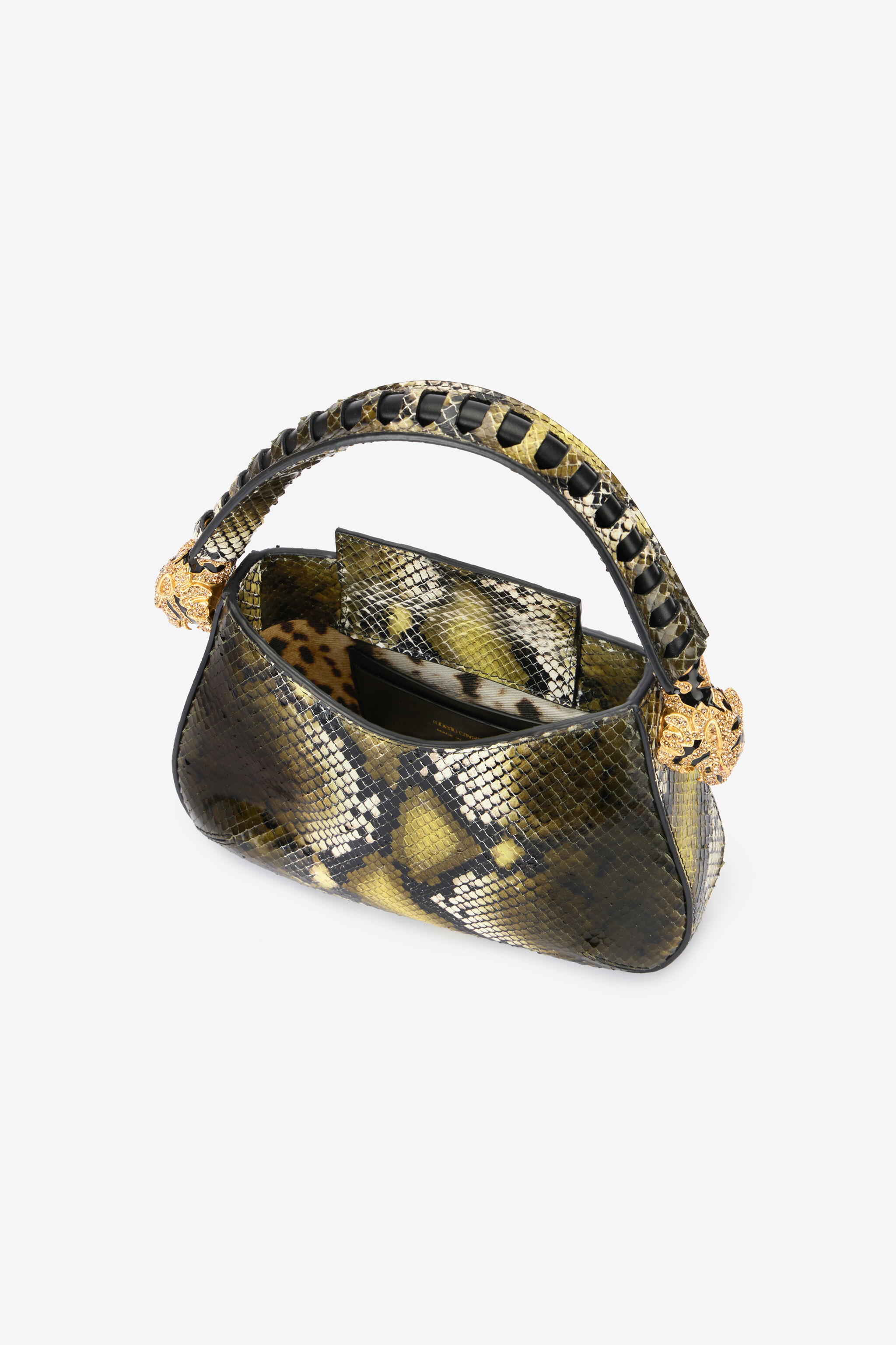 RC Bolso Roar estampado pitón Verde oscuro TWB002-PZ02S