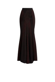 ${brand} Art deco geometric knit skirt ${colorDescription} ${masterID}