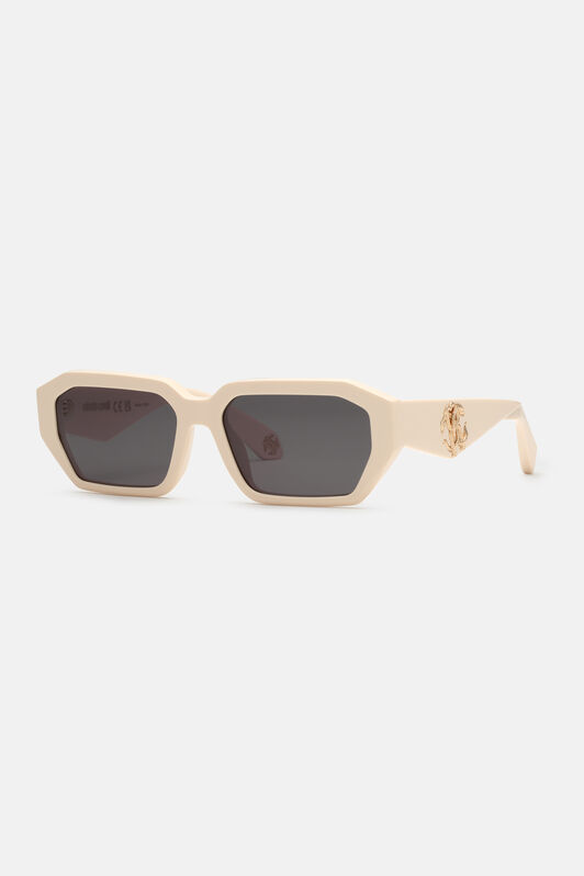 RC Sunglasses with wide rectangular front and fangs Light Brown ALD031-ID194