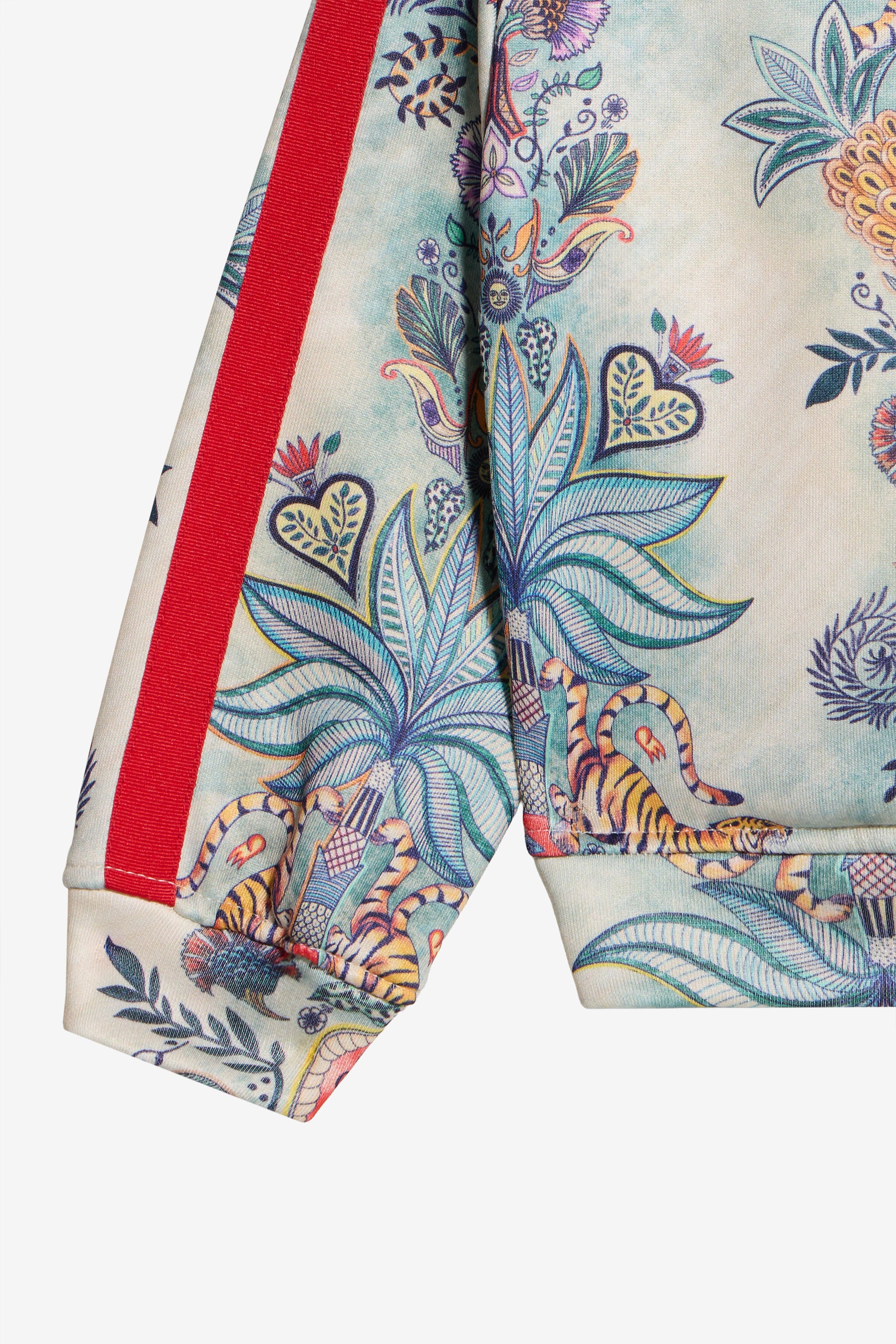 JC Kapuzenpullover Mit Tropical-Garden-Print TROPICAL GARDEN WFT68W-2O003