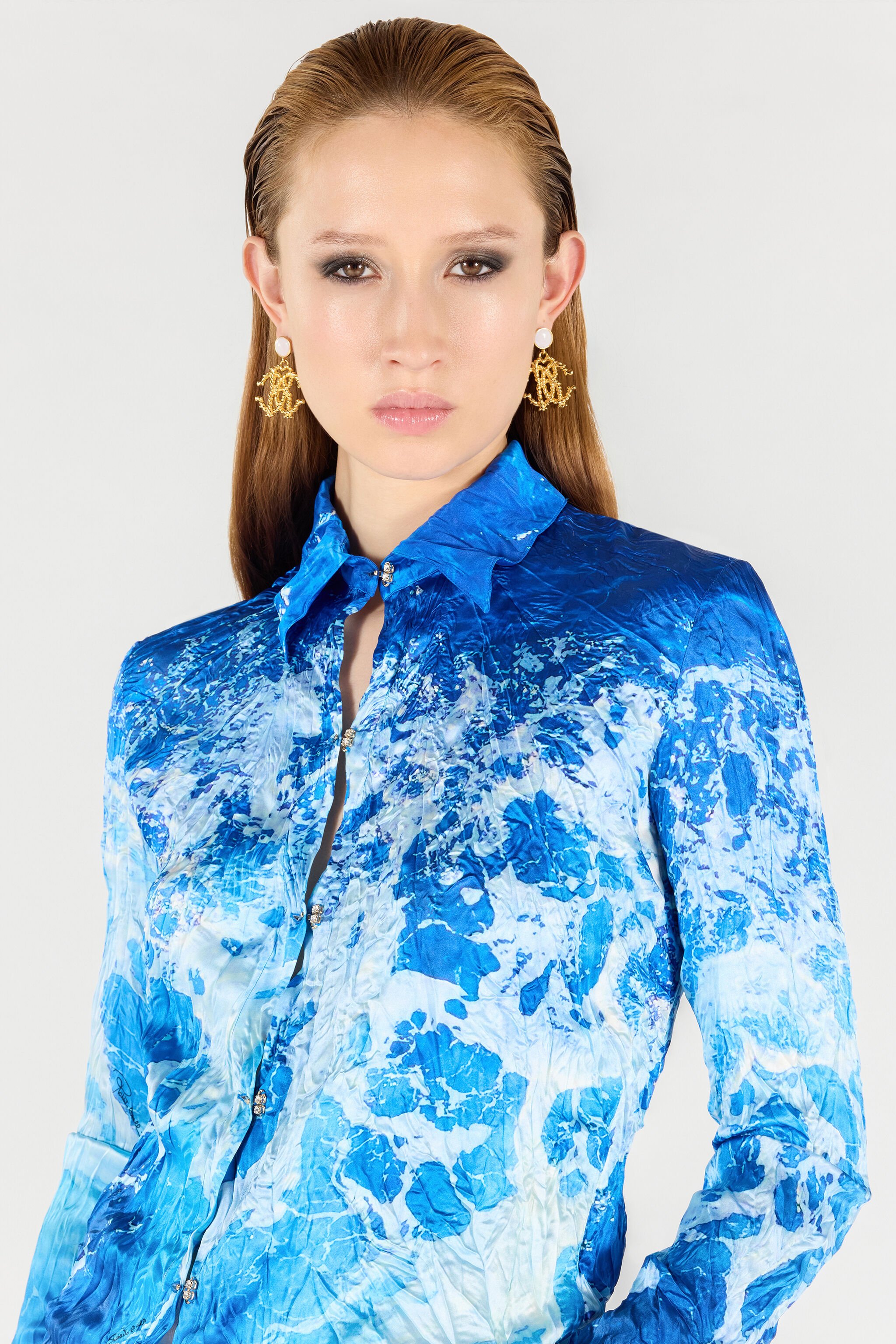 RC Chemise Stretto di Messina Bleu UWT701-RYN94