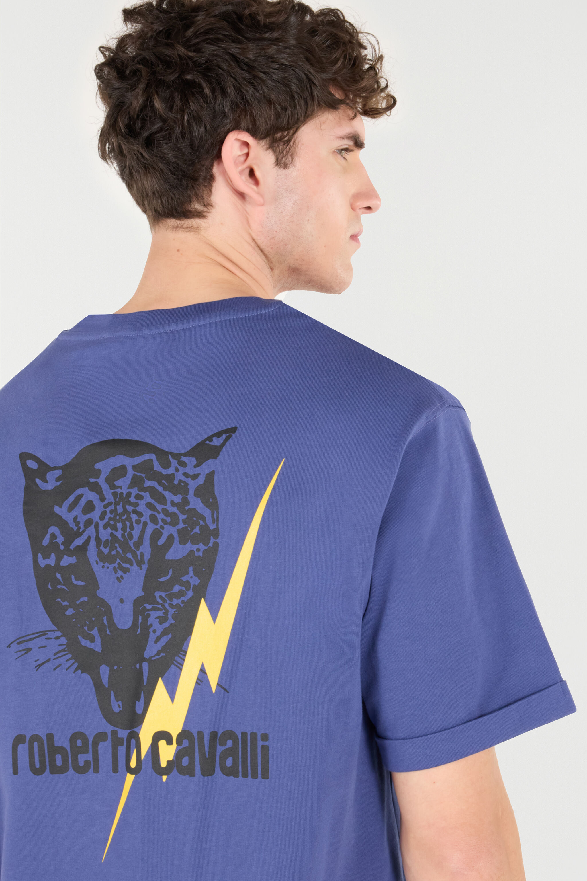 RC T-Shirt Con Stampa E Logo NAVY POT62B-JD060