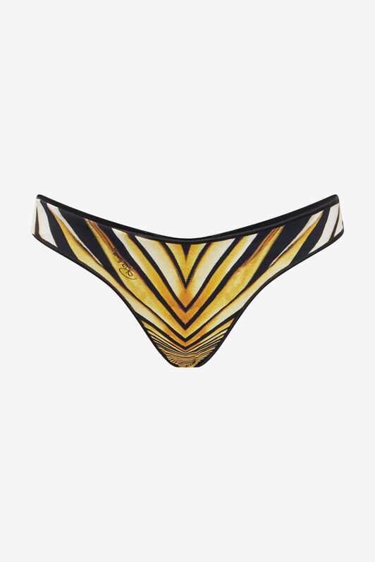 RC Ray Of Gold Print Bikini Bottom Gold TKW010-HVM33
