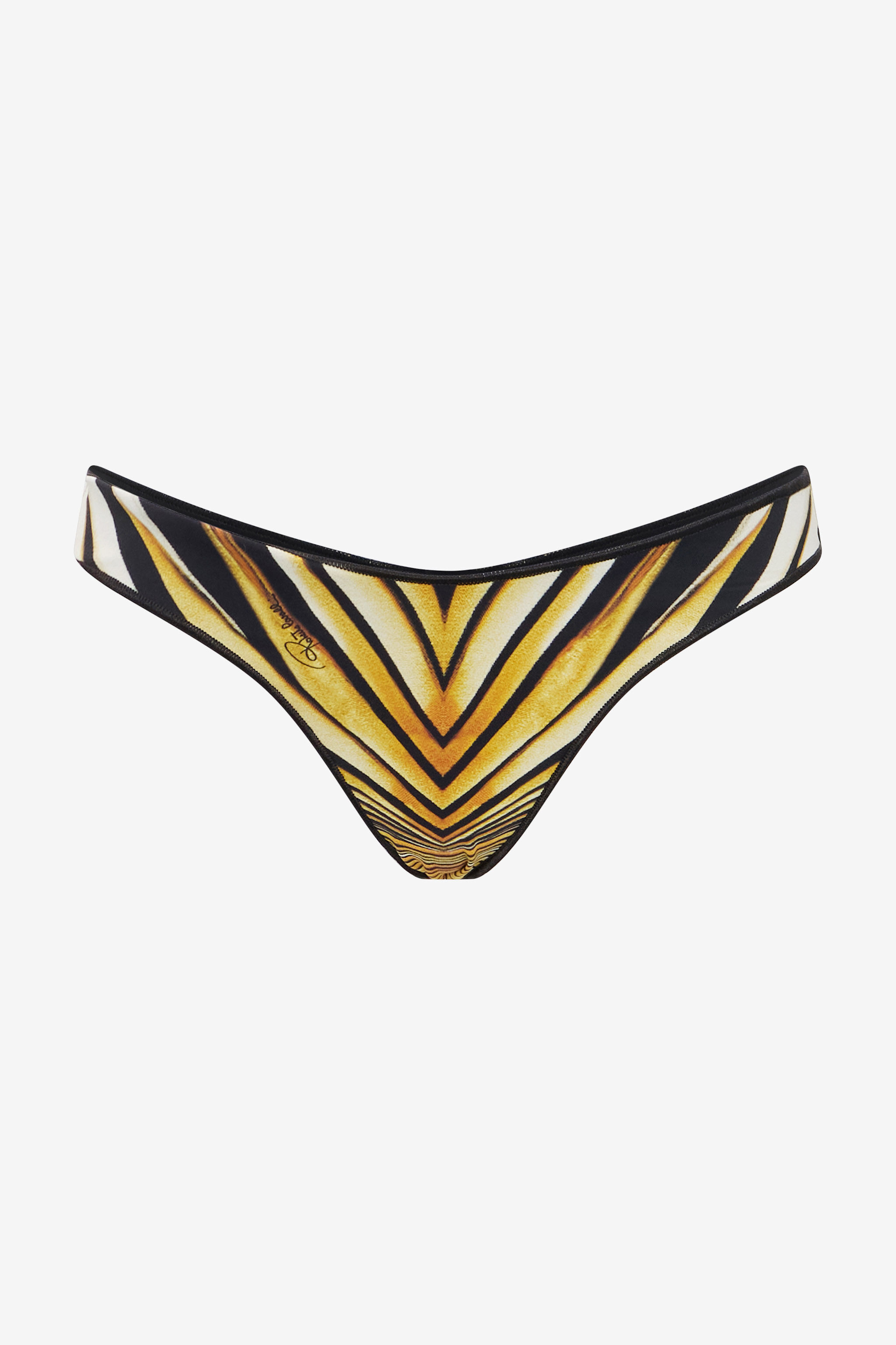 RC Ray Of Gold Print Bikini Bottom Gold TKW010-HVM33