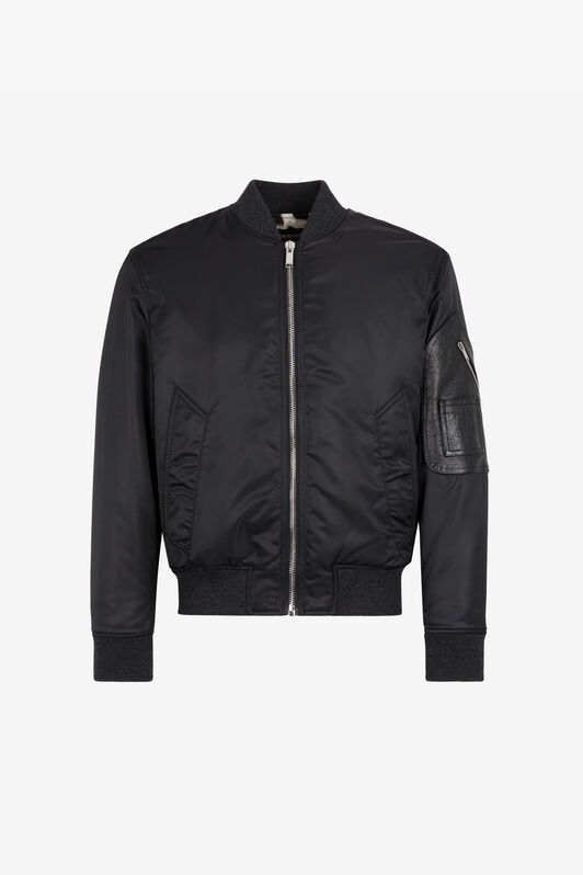 RC Bomber con logotipo bordado Negro RRT406-SB084