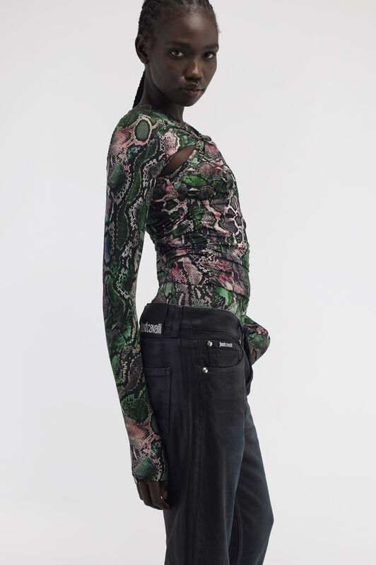 JC Long-sleeve body by Just Cavalli Grün RKT924-RK431