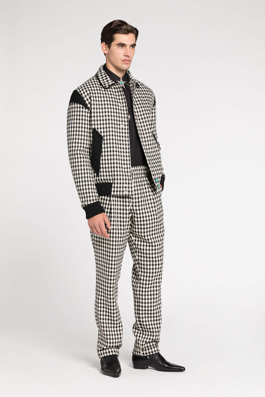 RC Gingham Jacket Black/White RRT407-AIC02