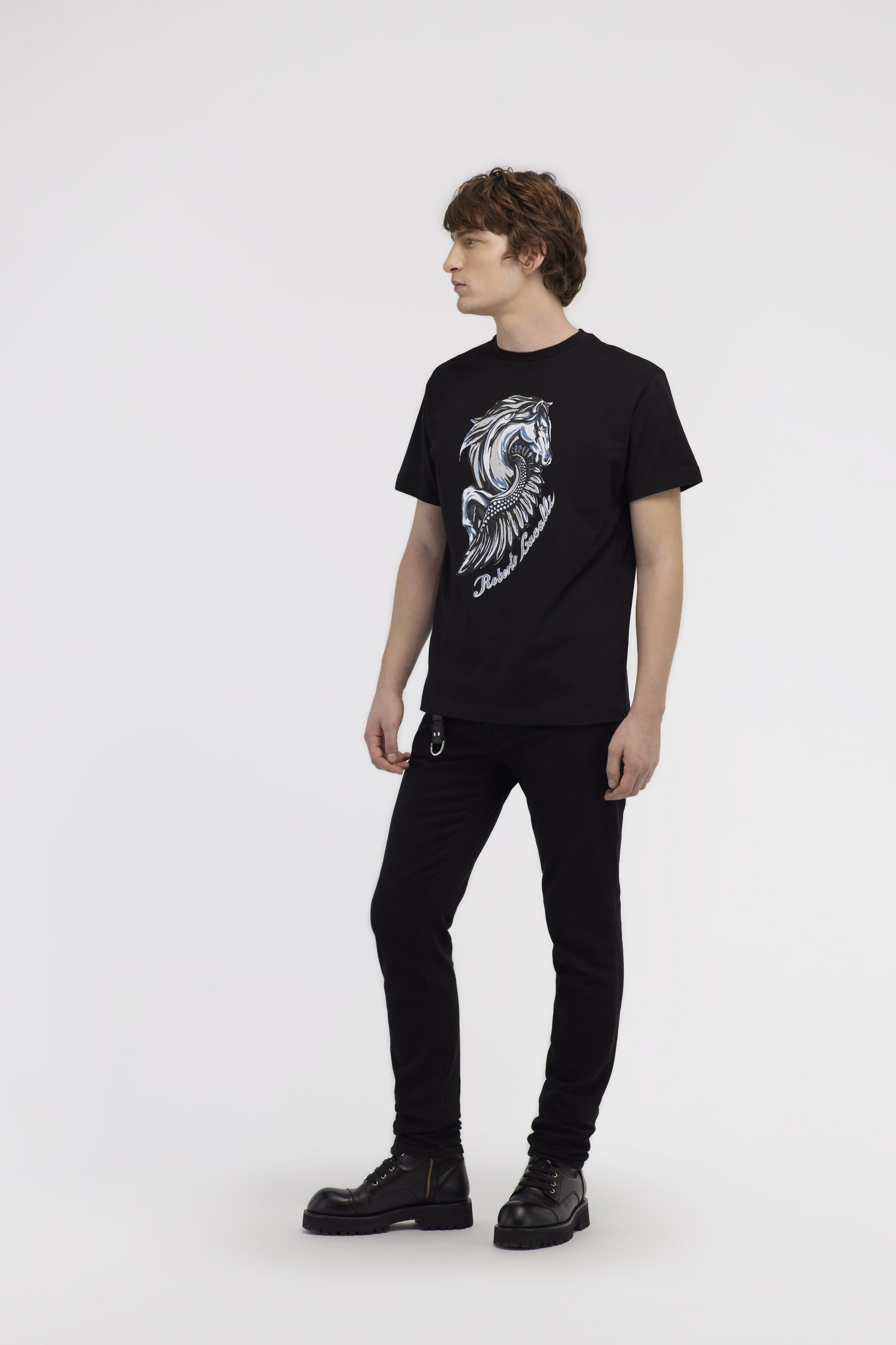 RC T-shirt with Horse logo and print Black NOT60P-JD060