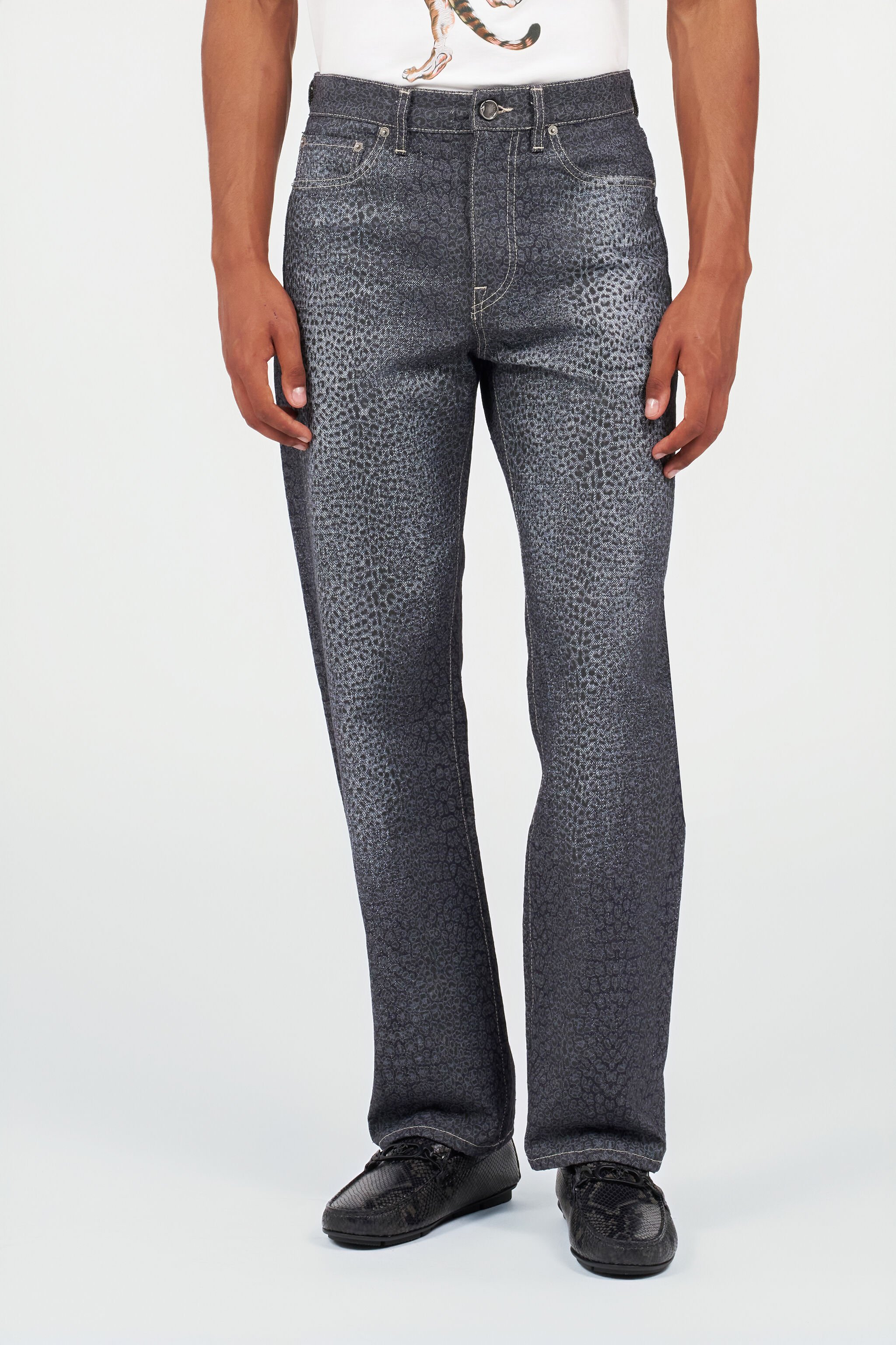 RC Baby Jaguar Print Jeans LUNAR ROCK WNJ216-DAR31