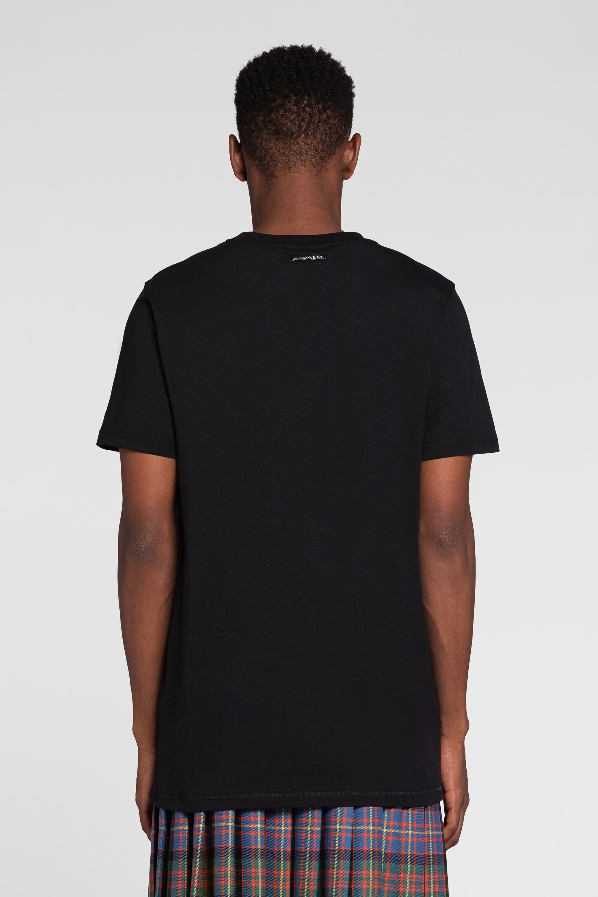 RC T-shirt à imprimé Animalier Patchwork BLACK PRT60A-JD060