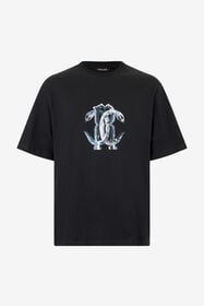 RC Black T-shirt with Logo BLACK SOT60G-JD001