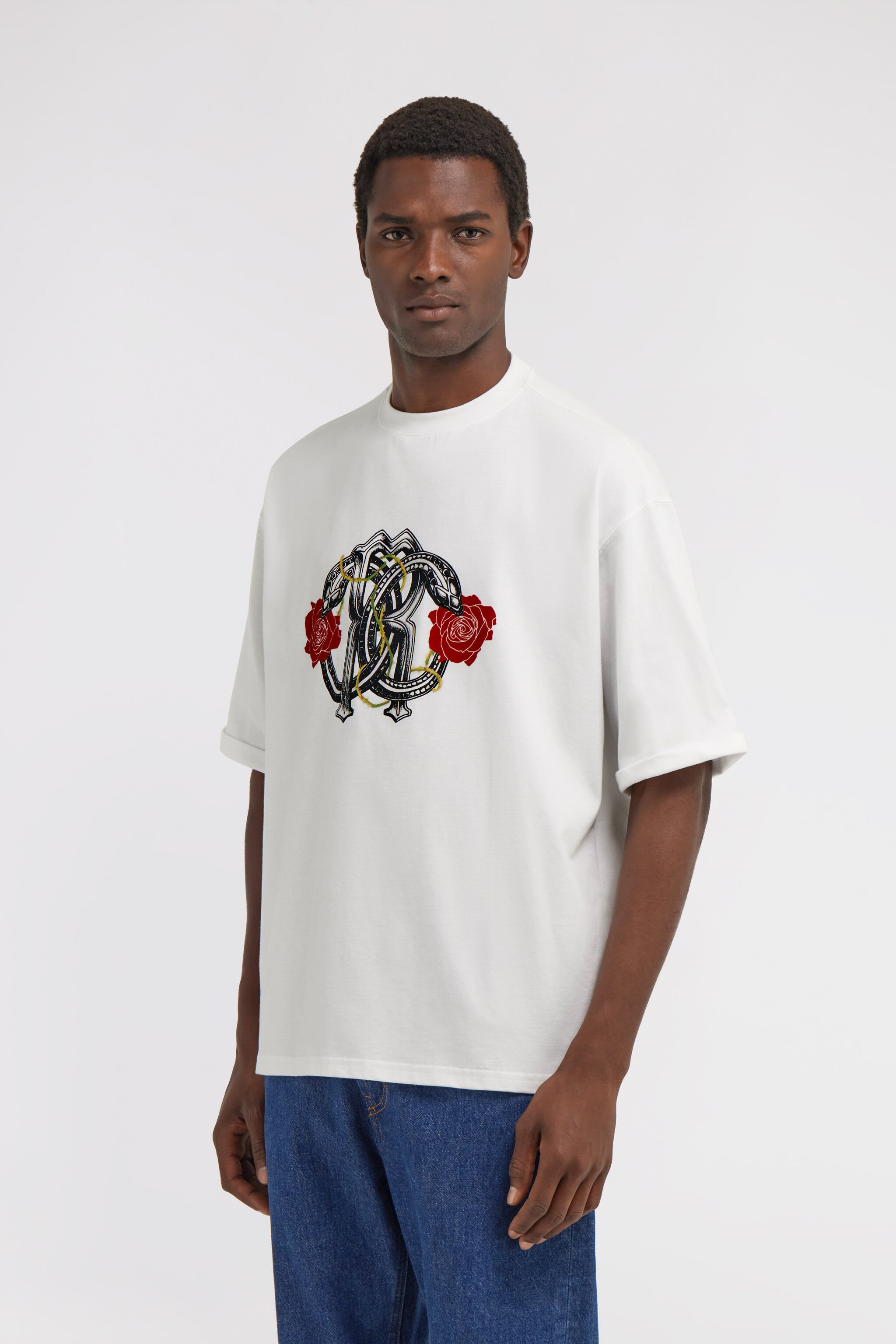 RC T-Shirt with RC Monogram White TRT62E-JD060