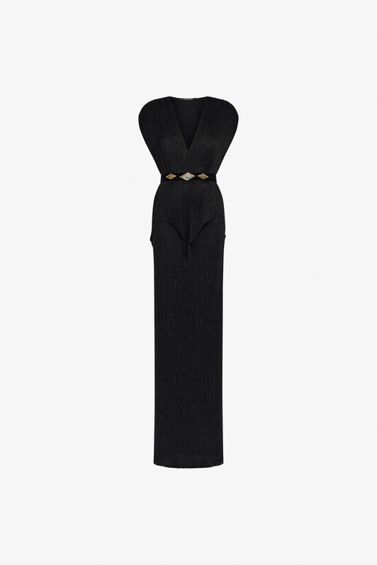 RC Long dress RC Long dress Nero TWT100-RD034