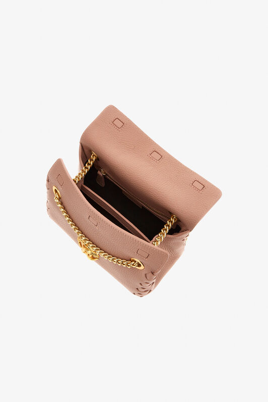 RC Mirror Snake Leather Shoulder Bag RC Mirror Snake Leather Shoulder Bag Light brown JSB005-PZA12