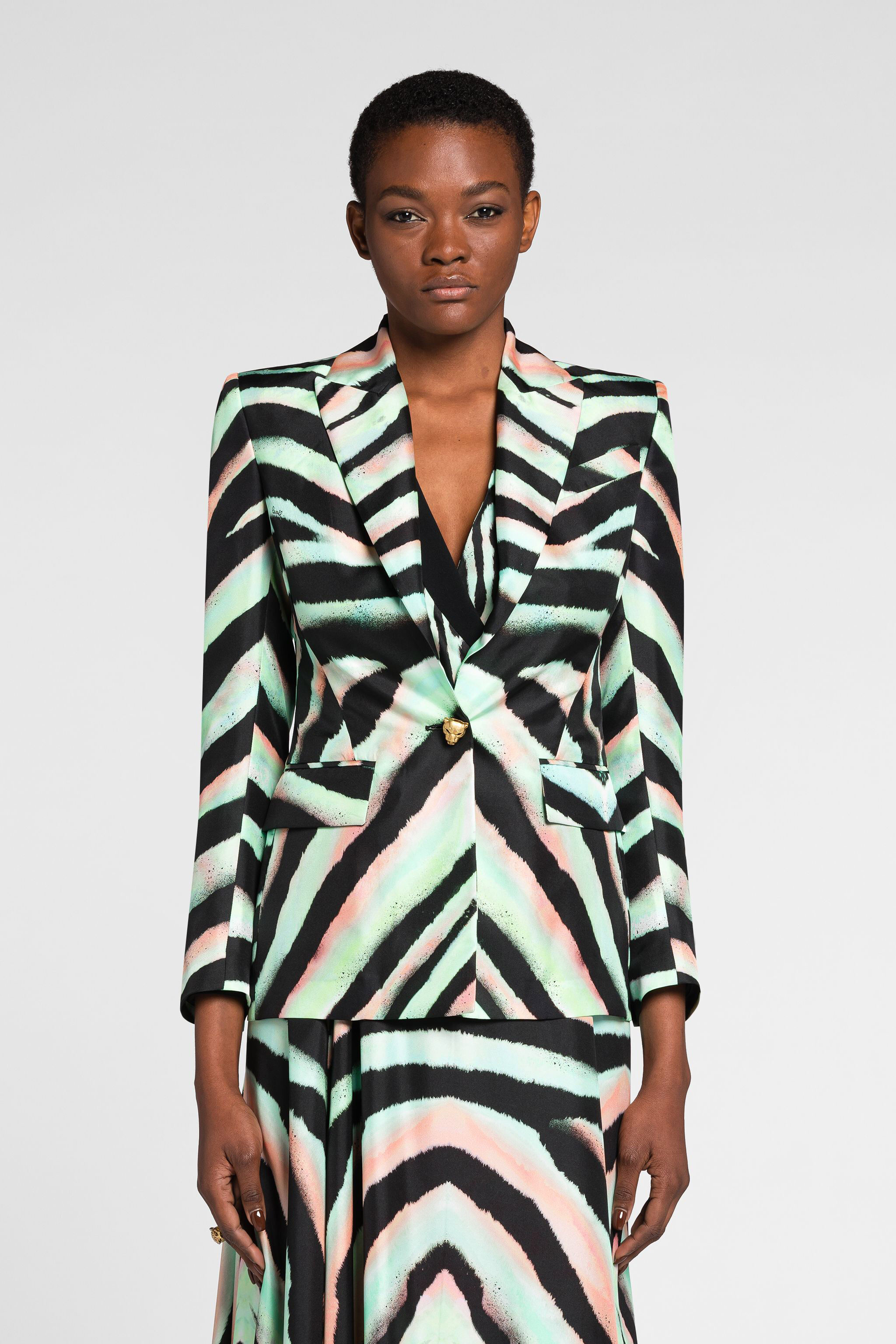 Zebra print blazer dress cheap