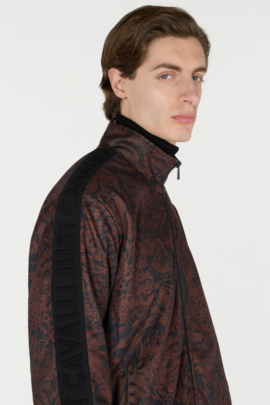 JC Jacket With Jaguar Print Purple TFT050-TF067