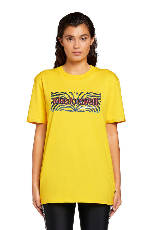 UG T-Shirt mit Sea Zebra Print und Logo UG T-Shirt mit Sea Zebra Print und Logo BLAZING YELLOW MYY19T-JV025