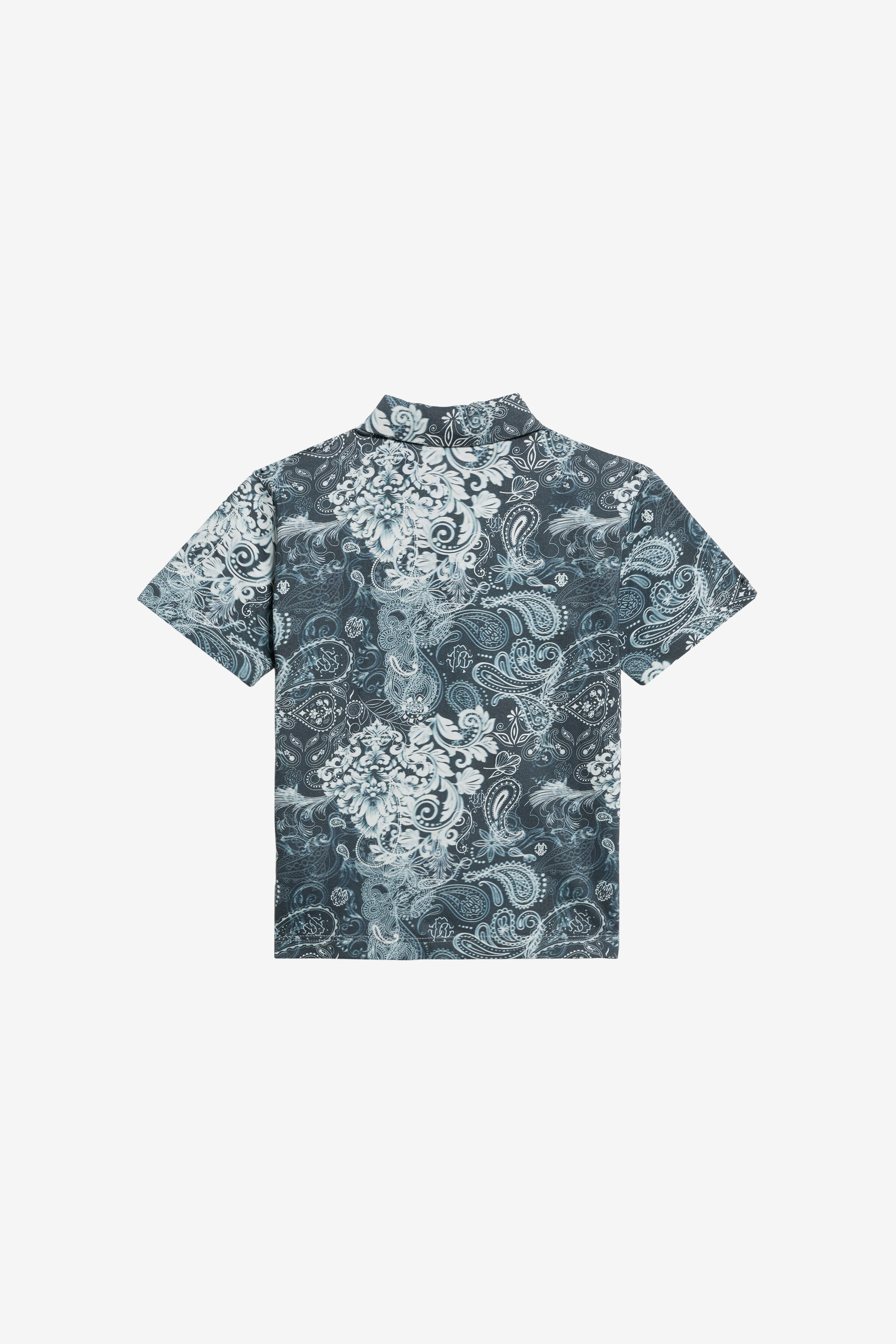 JU Paisley Print Polo JU Paisley Print Polo BLUE WJT61J-7MR35