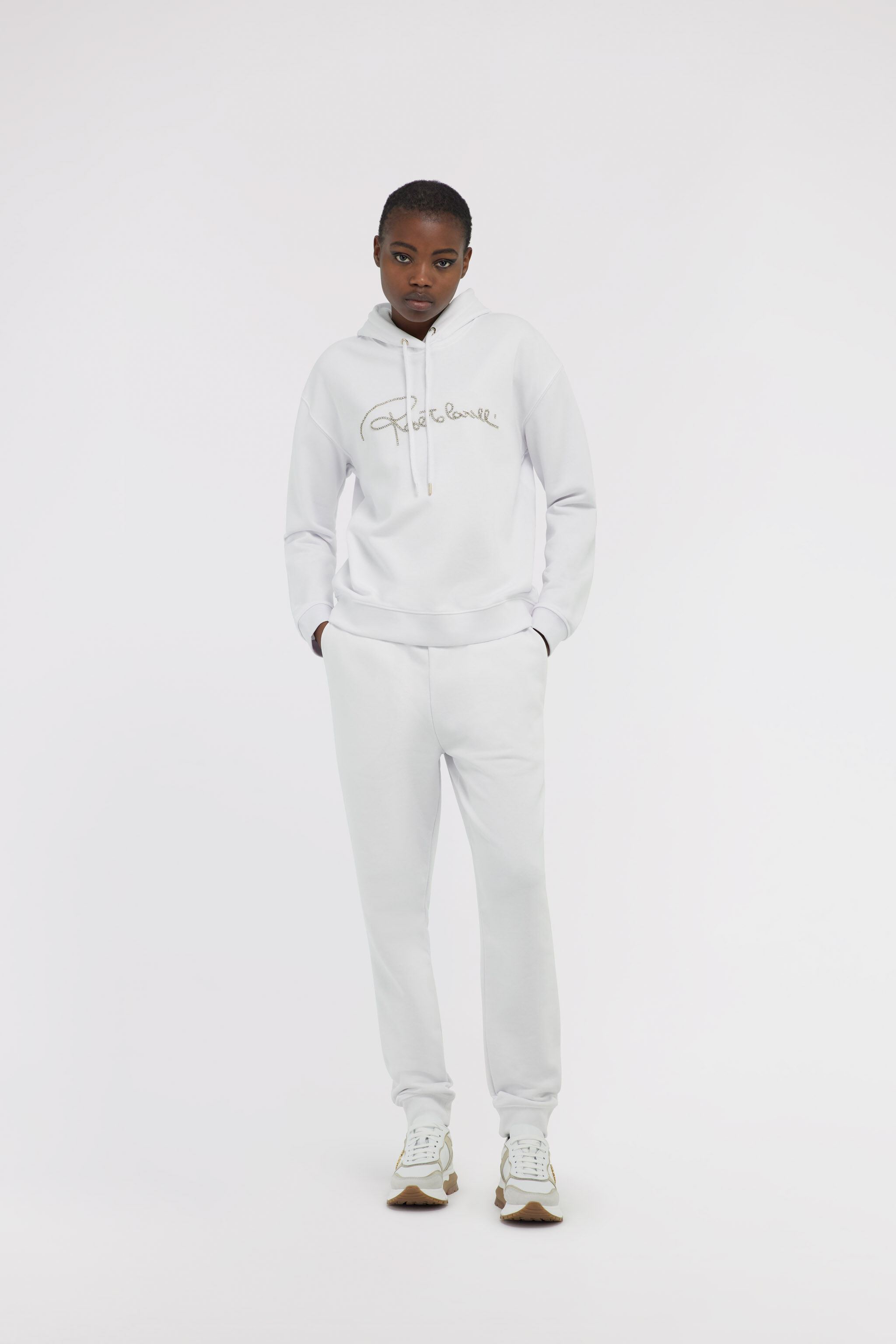 RC Sweatshirt with signature Blanc NOT68D-CF052