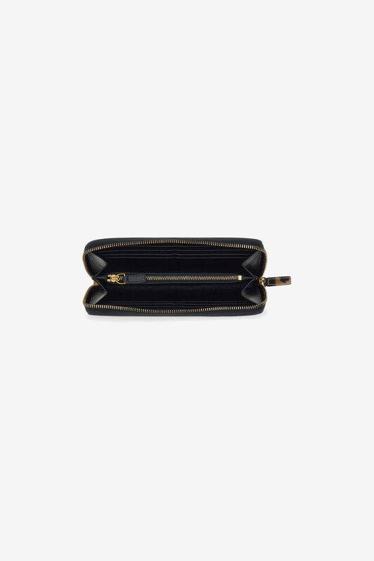 RC Wallet with Monogram RC and zip Light Brown SKA001-PZC26