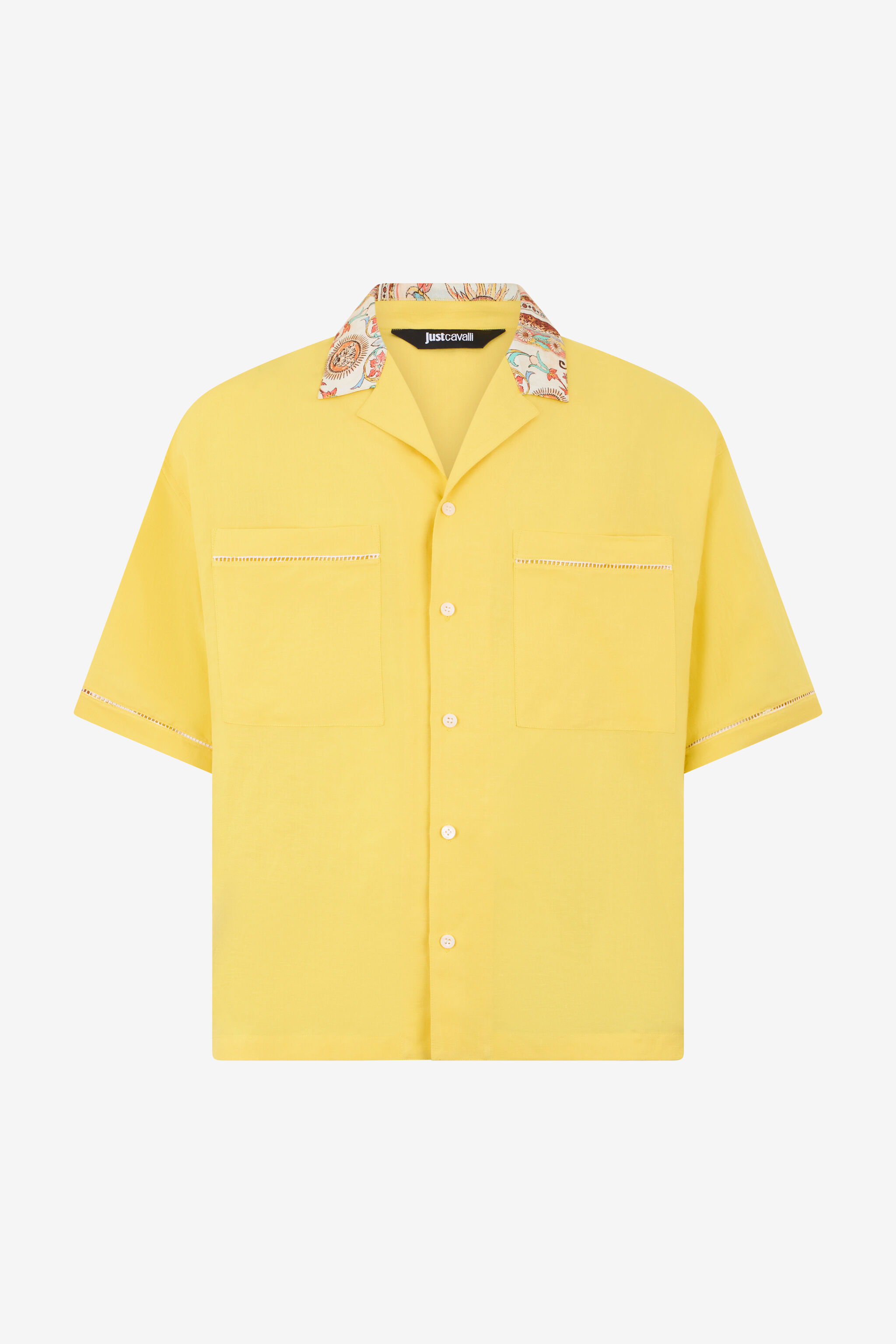 JC Chemise Jaune Avec Col Imprimé Persian Tarot POP CORN WFM025-WF173