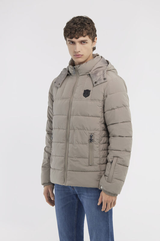 RC Padded down jacket with logo Gray NOT40G-SB001