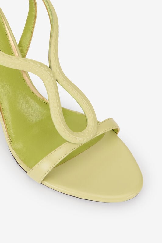 RC Escarpins En Cuir Vert Clair RC Escarpins En Cuir Vert Clair LIGHT GREEN WKS005-PZ319