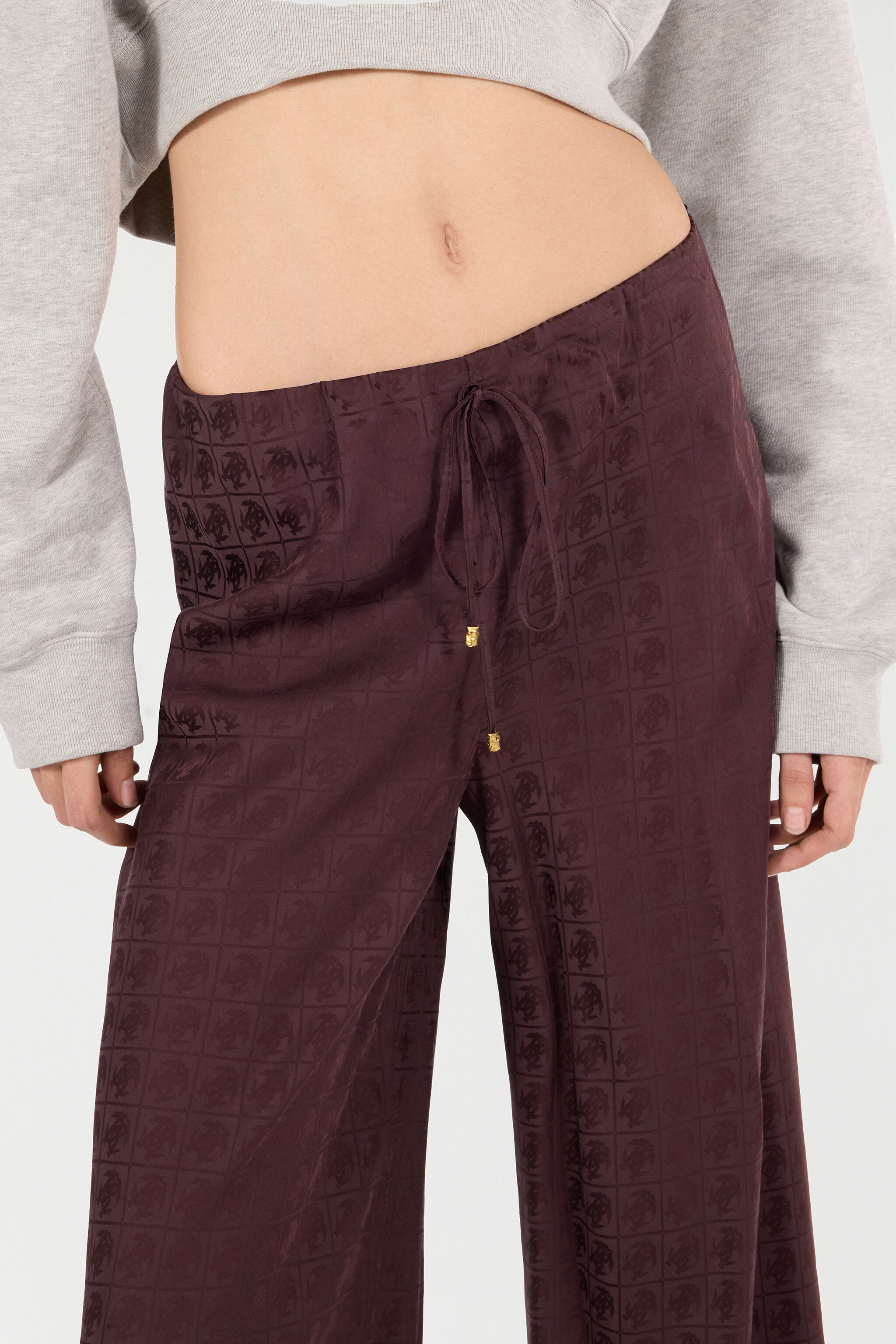 RC Loose Pants with Mirror Snake Monogram Purple VKT210-RK010